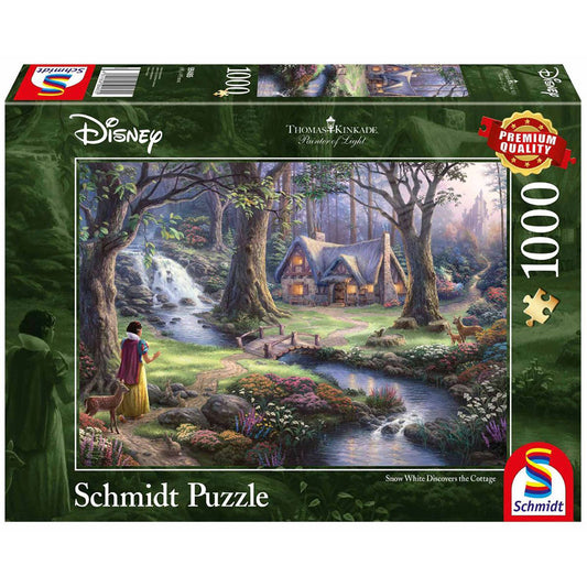 Puslespil - Thomas Kinkade: Disney, Snehvide 1000 brikker