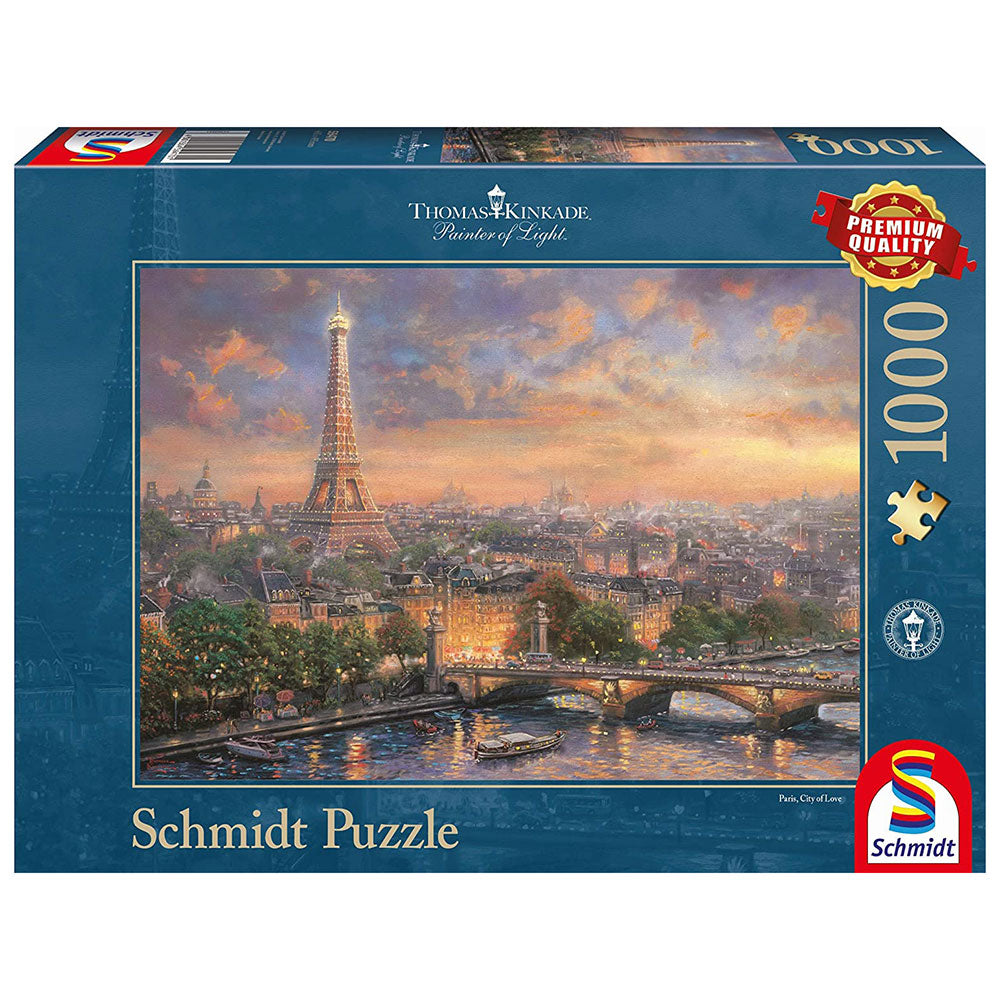 Puslespil Thomas Kinkade: Paris, City of Love 1000 brikker