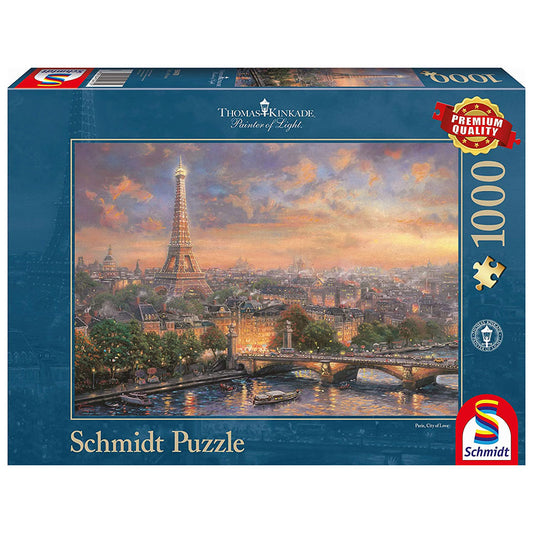 Puslespil Thomas Kinkade: Paris, City of Love 1000 brikker