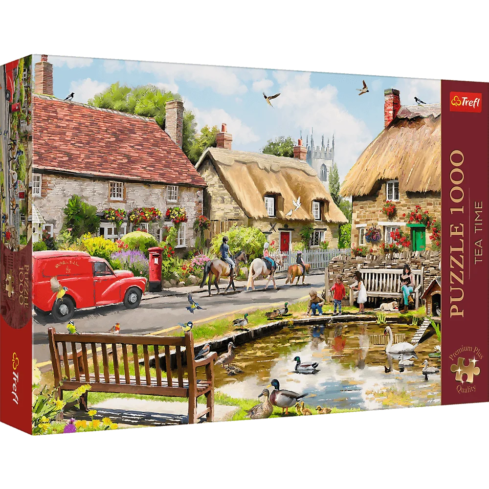 Trefl Puslespil Premium Plus Tea Time: Summer Village 1000 Brikker