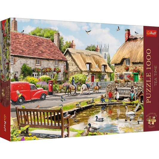 Trefl Puslespil Premium Plus Tea Time: Summer Village 1000 Brikker