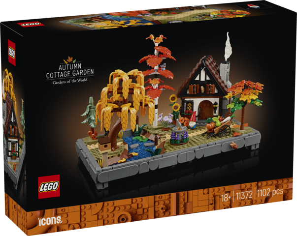 LEGO Icons Efterårshave og hytte 11372