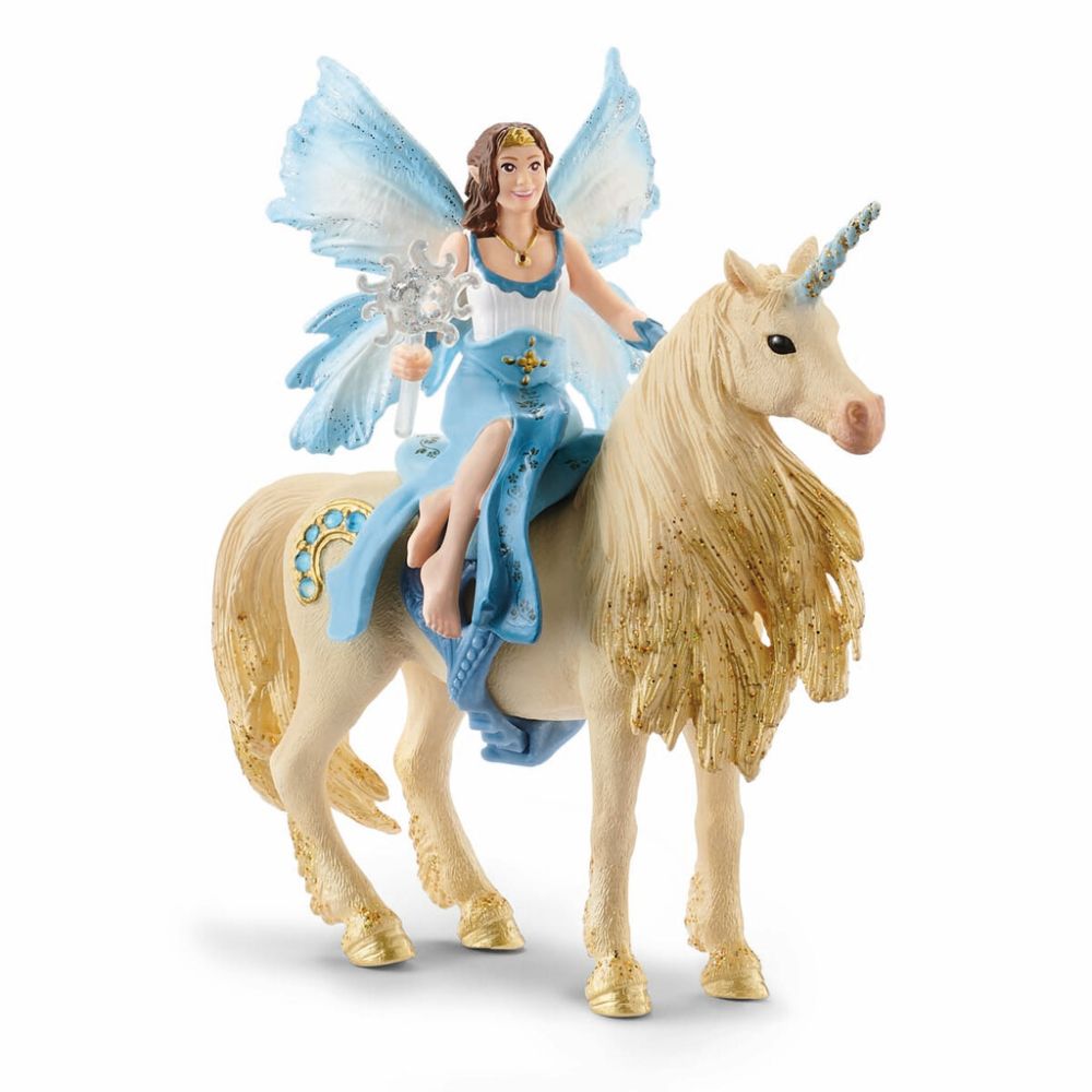 Schleich Bayala Eyela på gyldne enhjørning 42508
