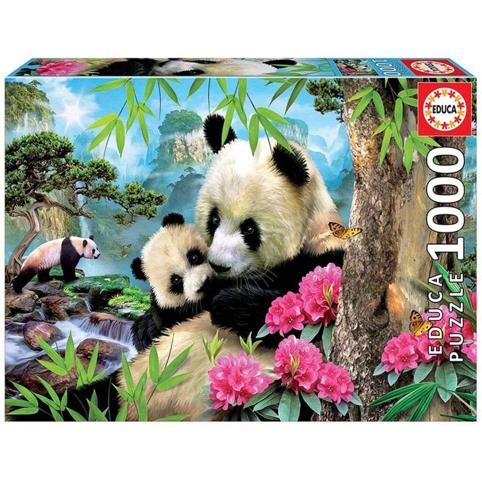 Educa - Puslespil Morning Panda 1000 Brikker
