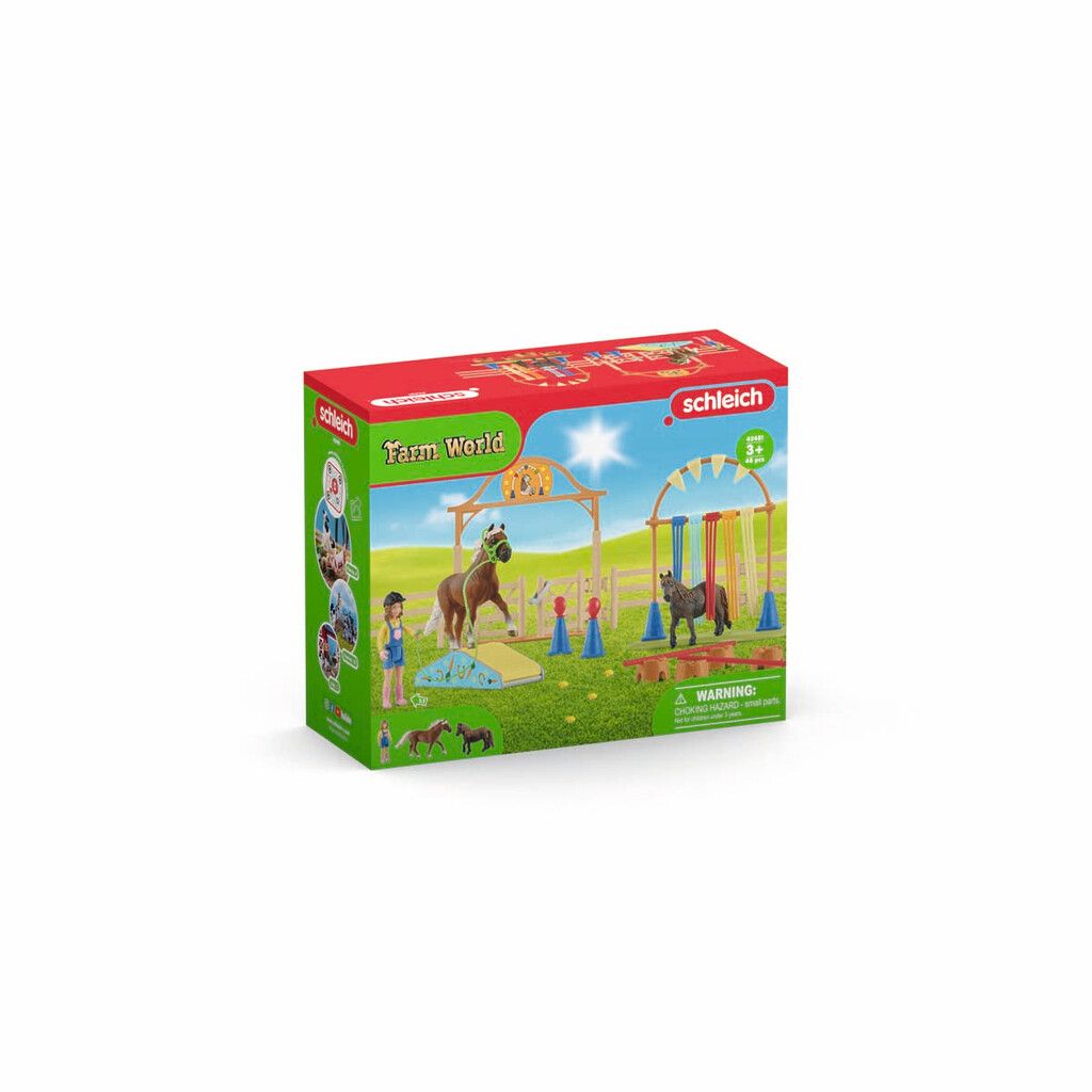 Schleich Pony Agility træning 42481