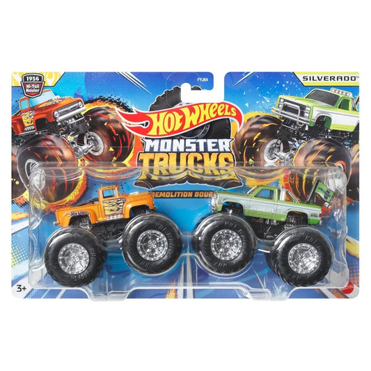 Hot Wheels - Monster Trucks 1:64 - Hi-Tail Hauler VS. Silverado