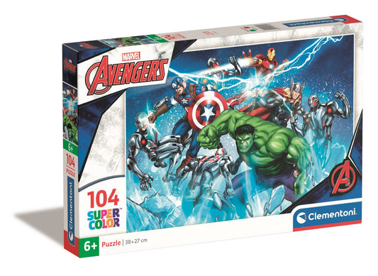 Clementoni Puslespil 104 brikker Marvel Avengers
