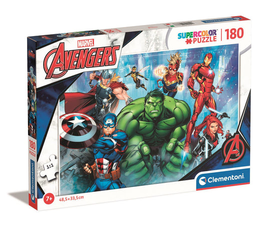 Clementoni Puslespil 180 brikker Marvel Avengers