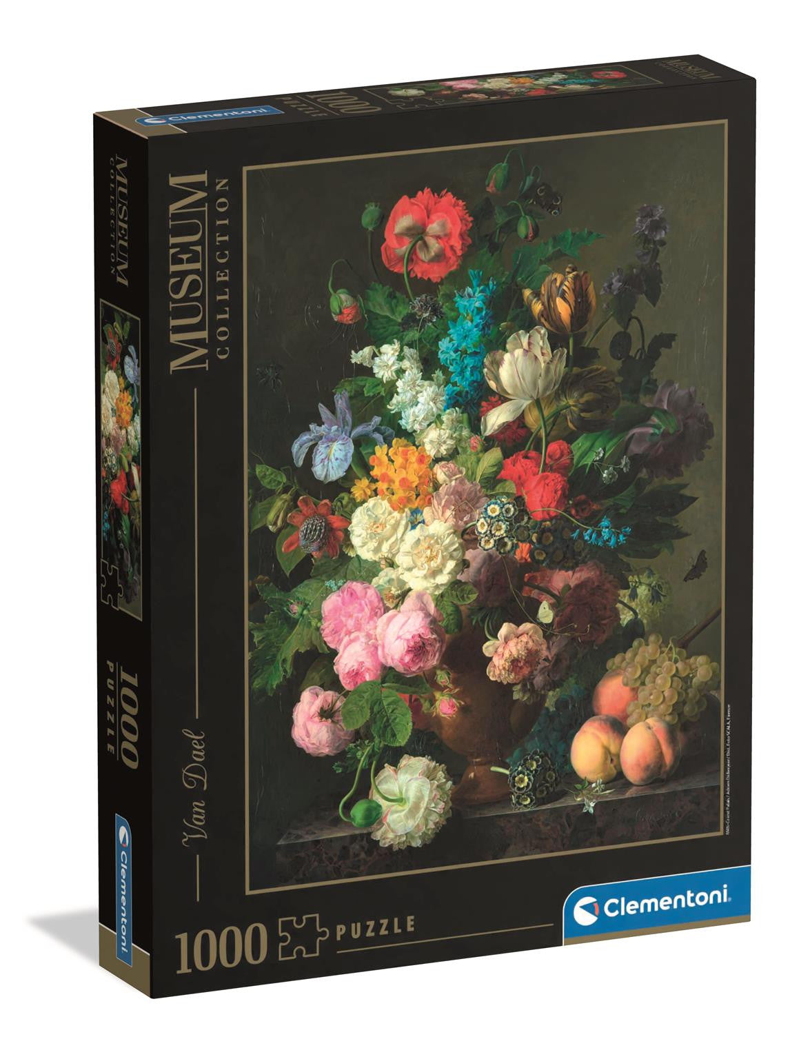 Clementoni Puslespil VAN DAEL-VASE DE FLEUR (MUSEUM), 1000 brikker