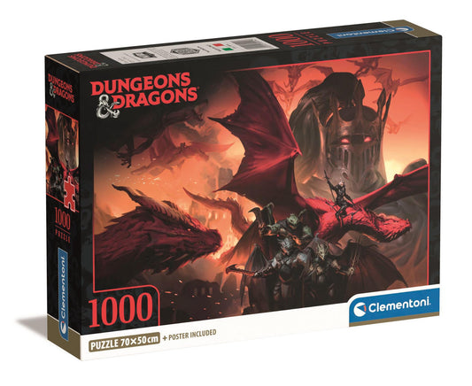 Clementoni Puslespil Dungeons og Dragons 1000 Brikker