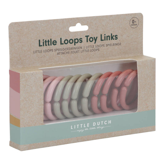 Little Dutch loops toy links lyserød