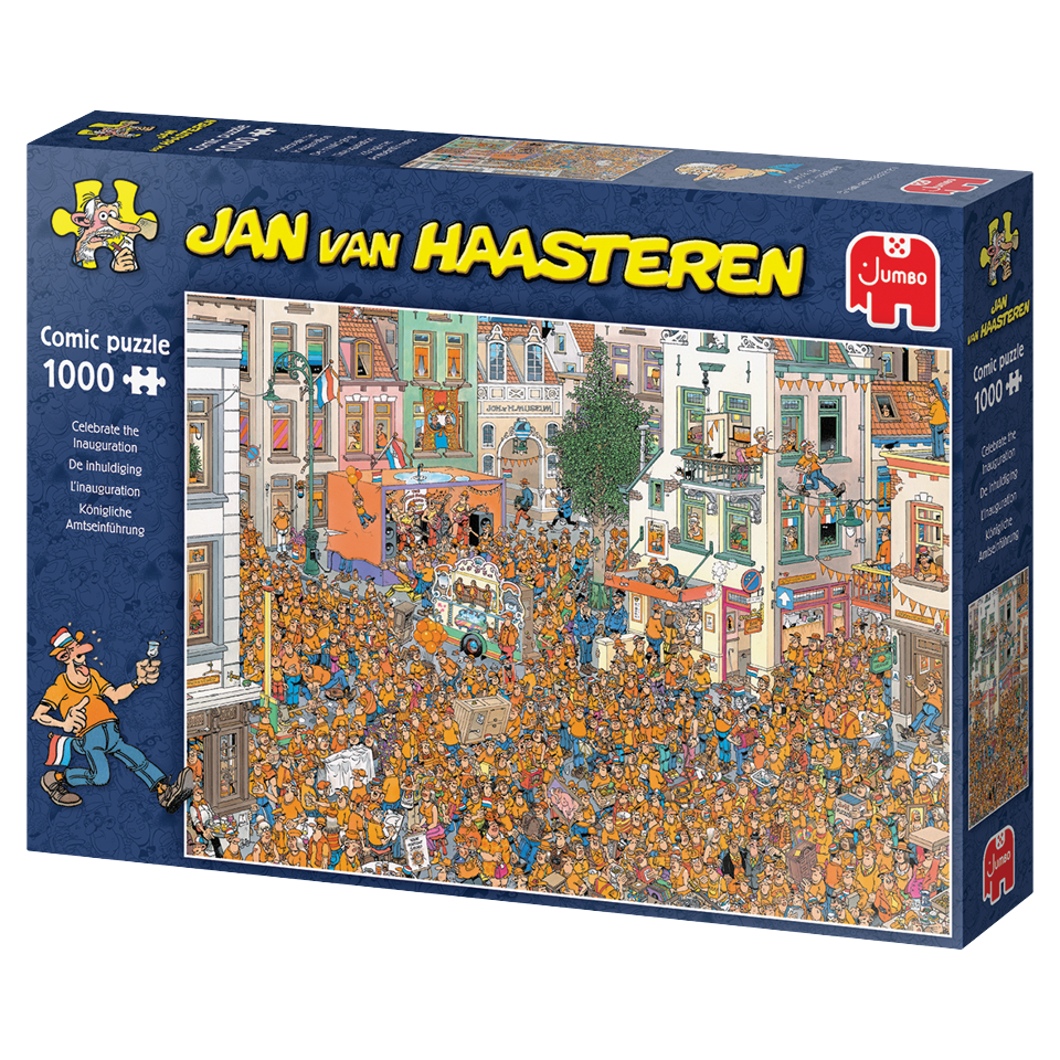 Puslespil - Jan van Haasteren: Fejr indvielsen 1000 brikker.