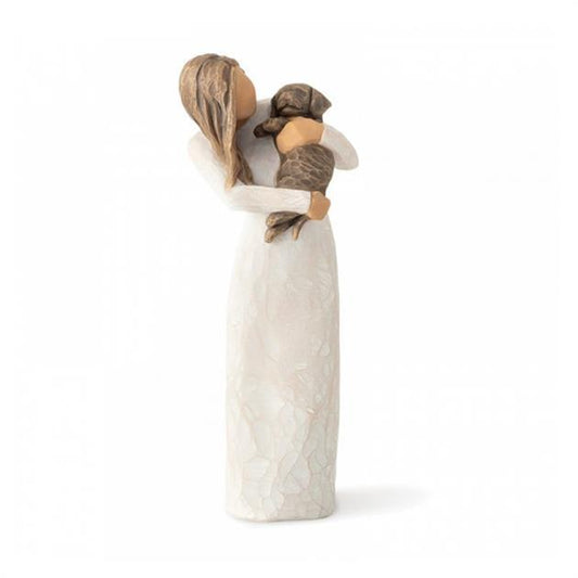 Willow Tree Adorable You (mørk hund) 74