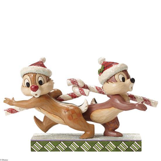 Disney Traditions Chip og Chap "Candy Cane Caper