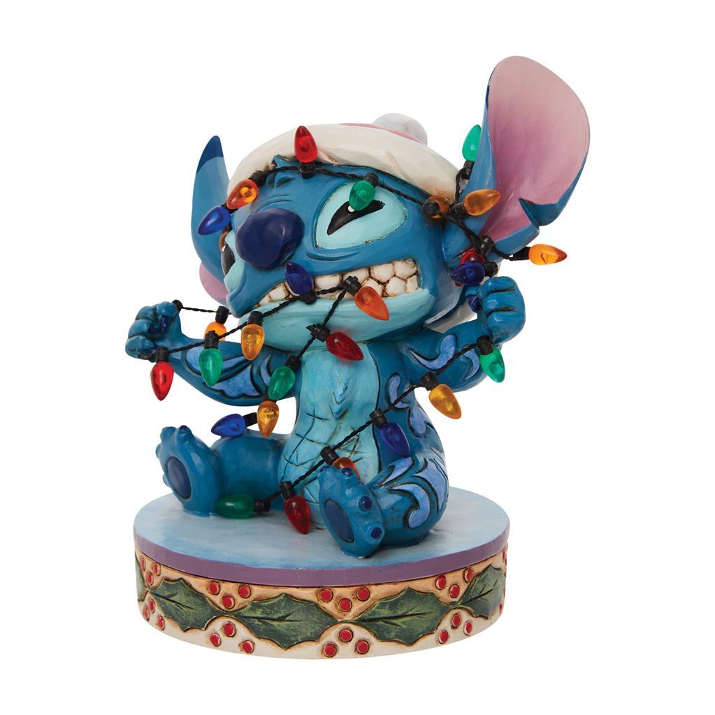 Disney Traditions Stitch pakket ind i julelys