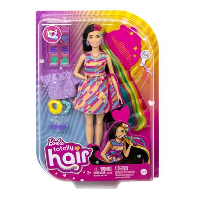 Barbie totally hair med hjerte kam