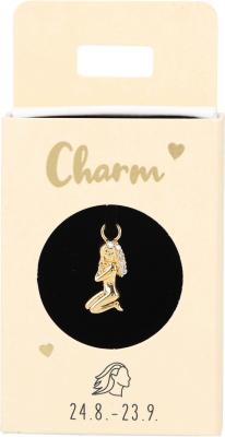 Charms til ørering i lille æske - Stjernetegn Jomfru (24/8-23/9)