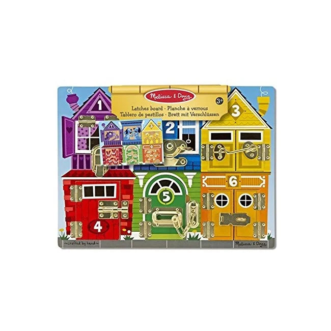Melissa & Doug - Låse Træ Aktivitetsbræt