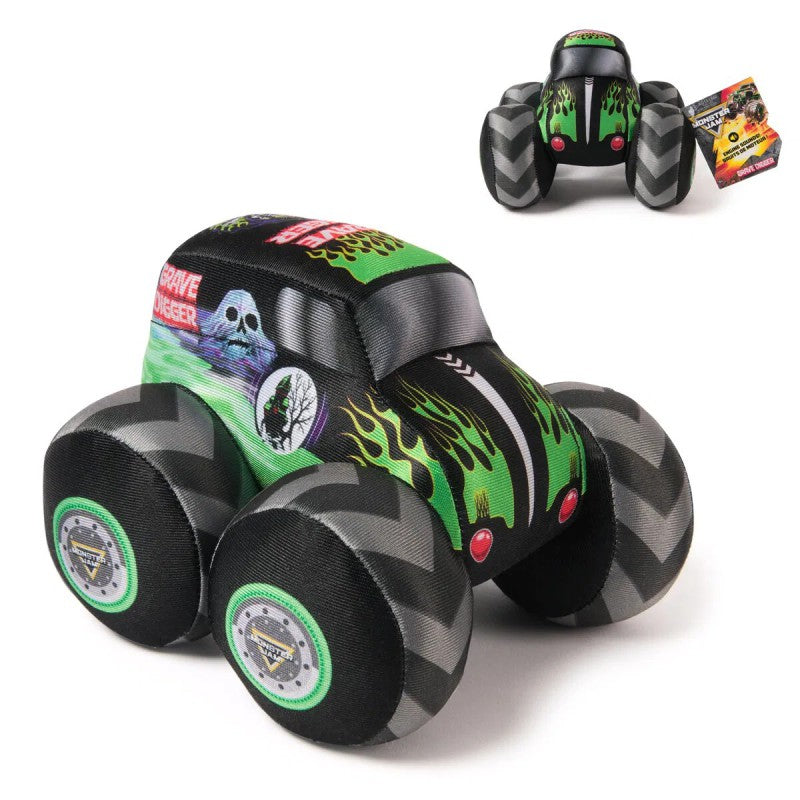 Monster Jam Bamse med Lyd Grave Digger