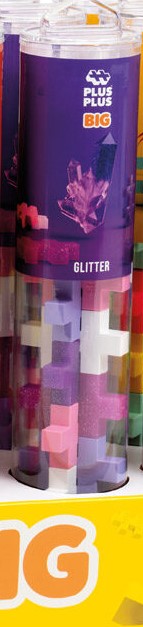 Plus-Plus – BIG Glitter (15 stk. Tubes)
