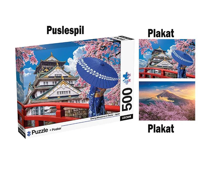 500 BR PUSLESPIL + PLAKAT