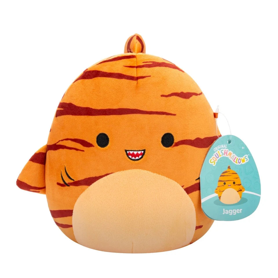 Squishmallows - 19 cm P20 Plush - Jagger The Tiger Shark