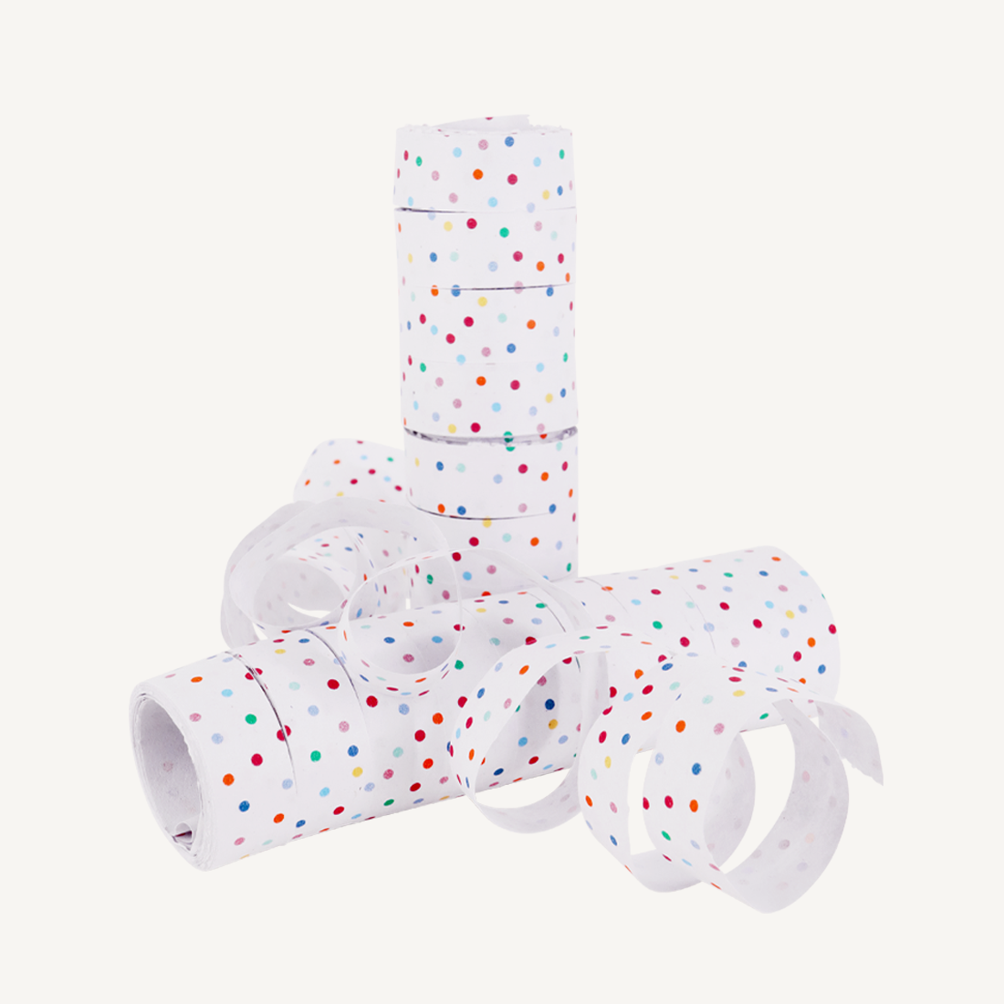 Multifarvet 2 stk. serpentiner