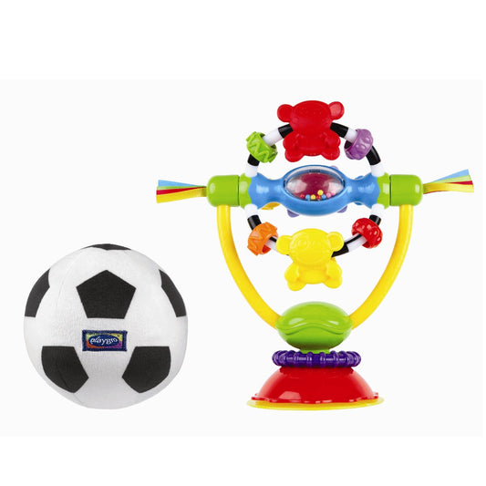 Playgro Gavesæt, sugekoprangle og fodbold.