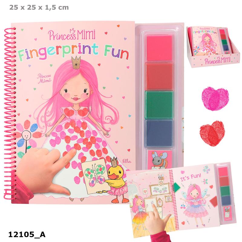 Prinsesse Mimi fingerprint fun bog