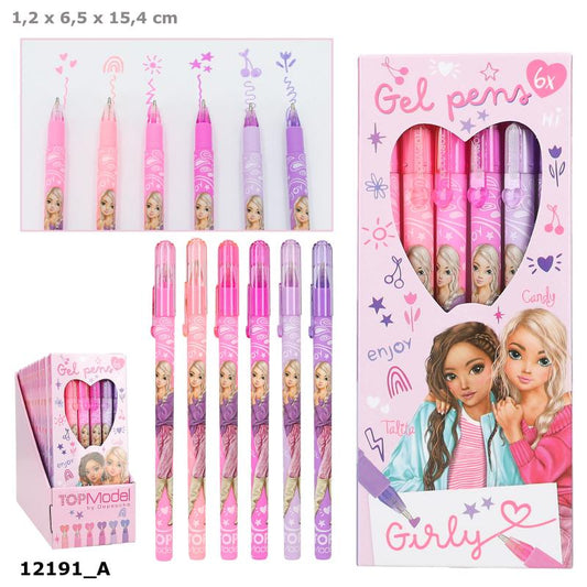 TopModel gel pens 6 stk