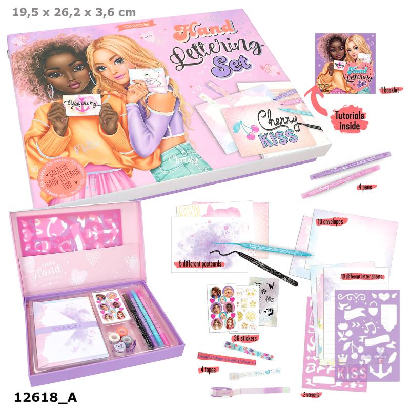 TopModel handlettering box sæt