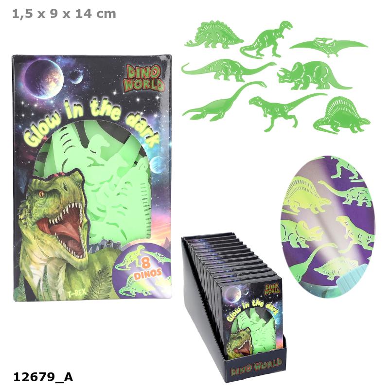Dino World Glow in the Dark Stickers