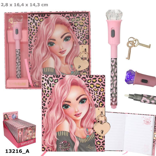 TOPModel Dagbog m/magic pen