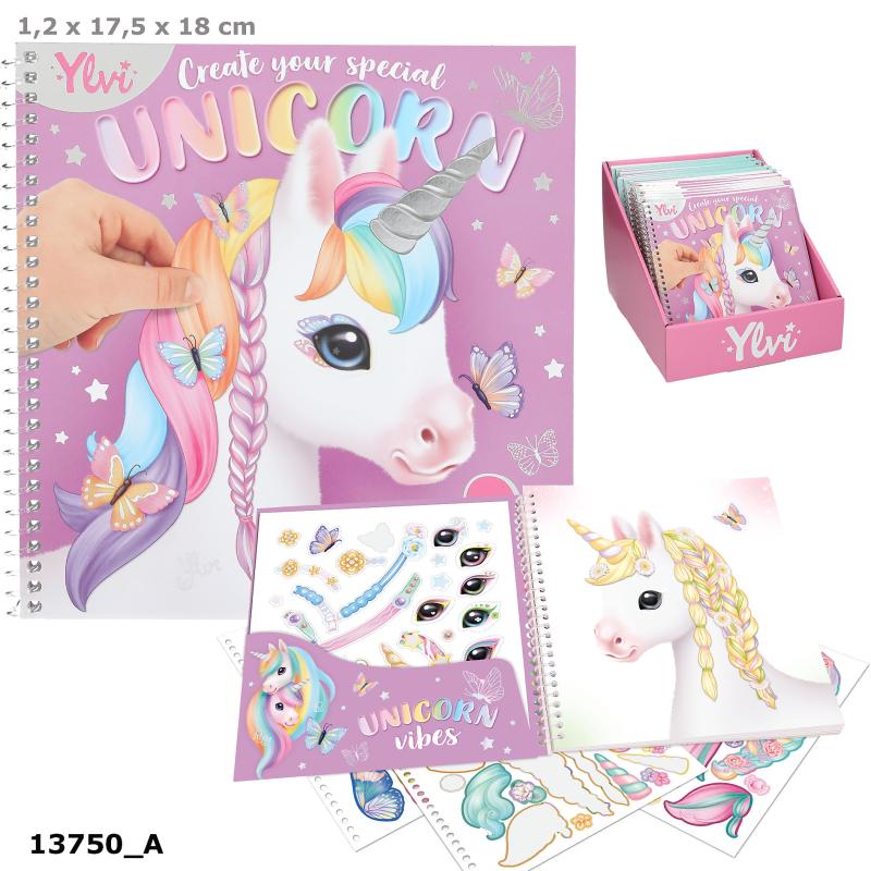 Ylvi Create Your Special Unicorn Sticker bog