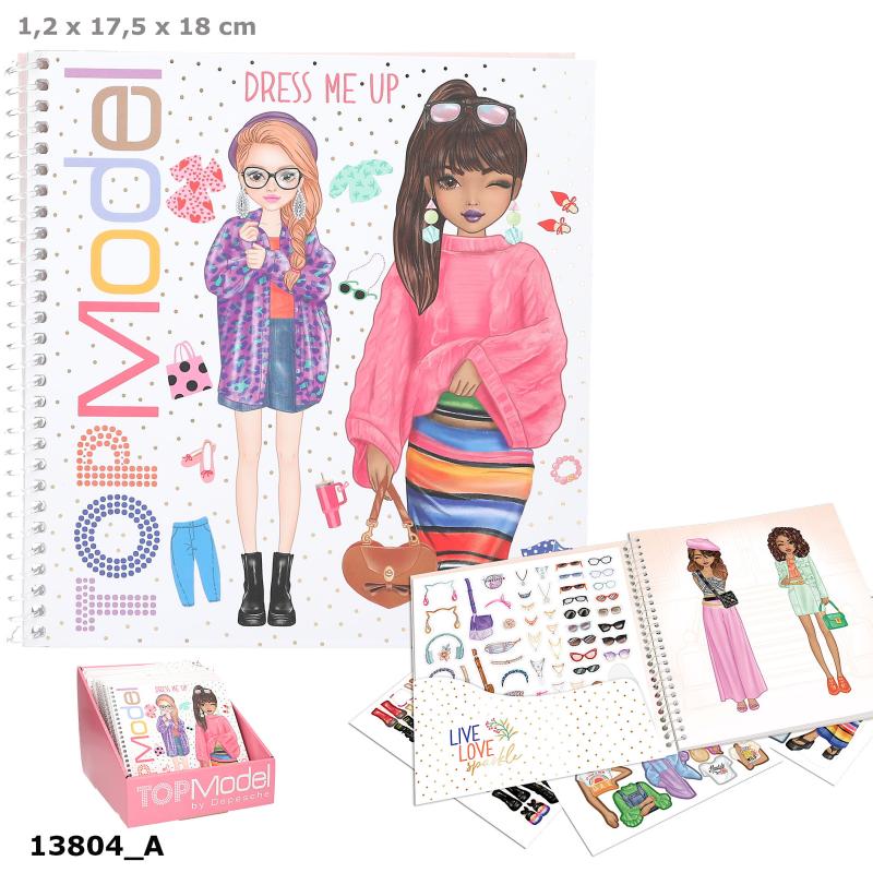 TOPModel Dress Me Up Face Stickerbog
