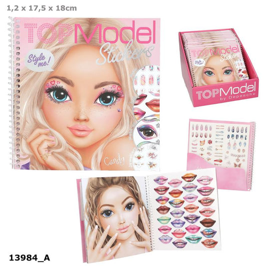 TopModel dress me up face stickersbog