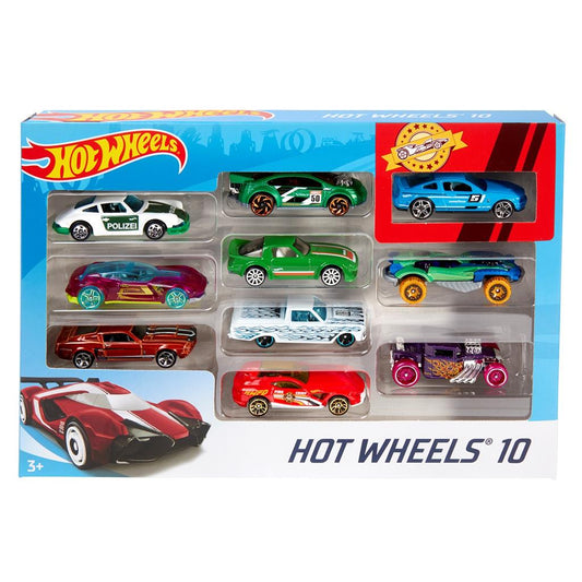 Hot Wheels-køretøjer 10 stk.