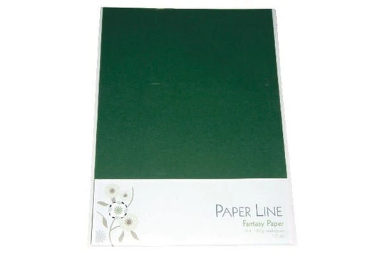 Karton 10 ark. Mørk Grøn