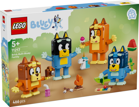 LEGO Klodsbygget Bluey-familie 11217