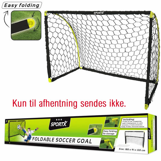 SportX Fodboldmål 180x91x120cm (Kun til afhentning)