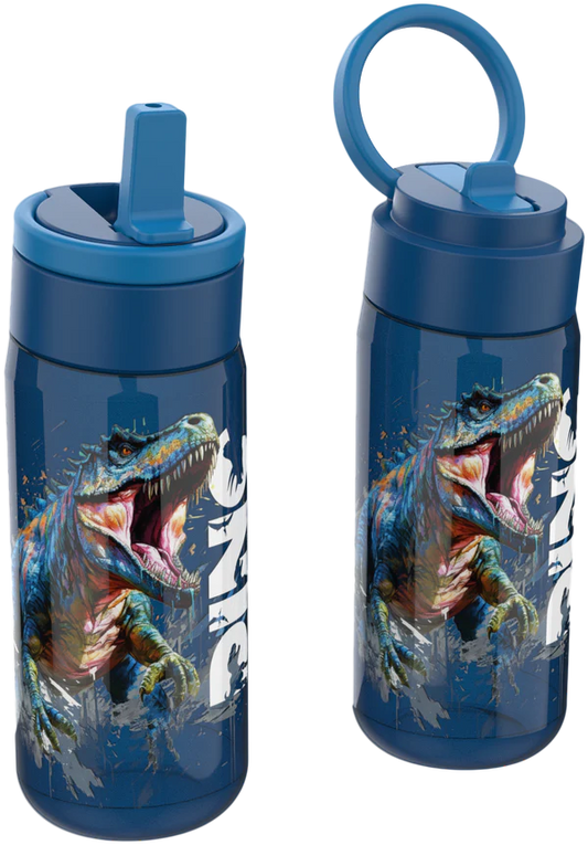 Lunch T-Rex blå drikkedunk 500 ml