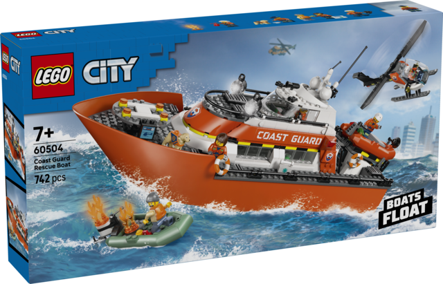 LEGO Kystvagtens redningsbåd 60504