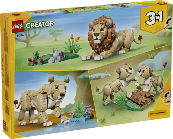 LEGO Vilde dyr: Majestætisk løve 31386
