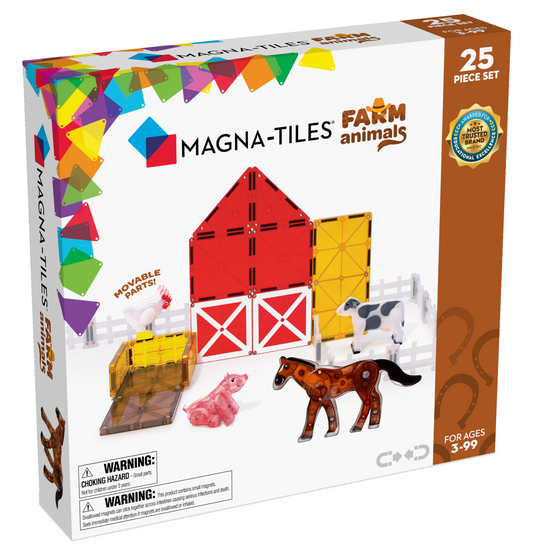 VALTECH MAGNA-TILES Husdyr 25-delt sæt 22125