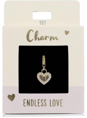 Charms - Express Yourself Hjerte med glimmer