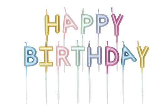 Kage lys Happy Birthday