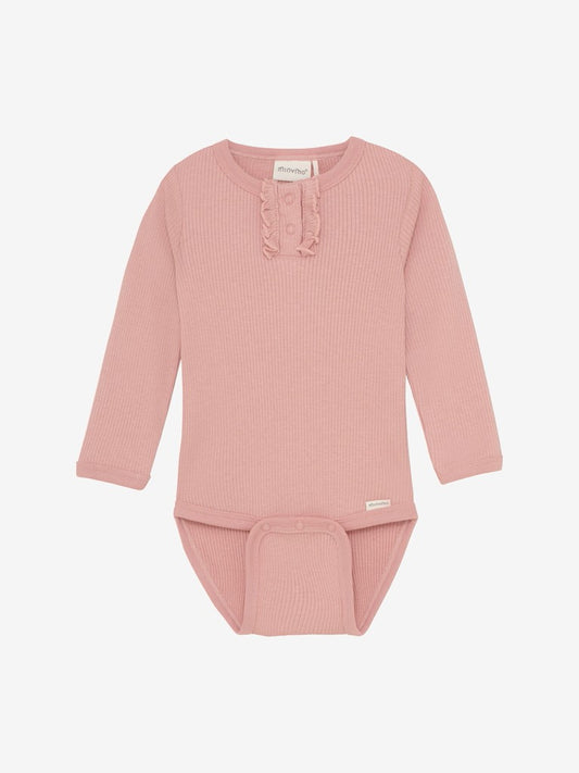 Minymo body med flæser 56 cm