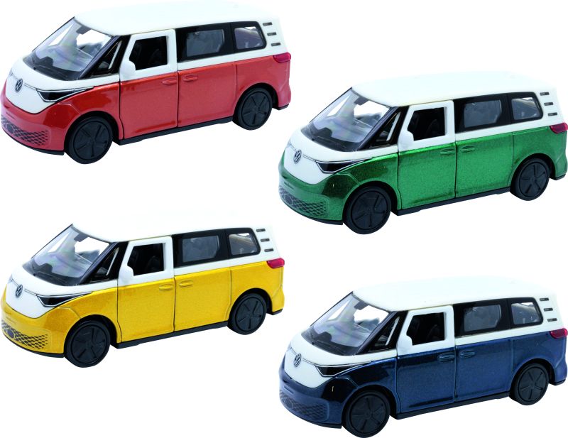 Welly Volkswagen ID. Buzz, trykstøbt, 1:34-39, L= 11,5 cm