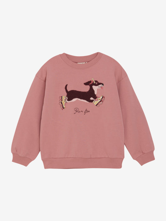 Minymo sweatshirt med hund 98 cm