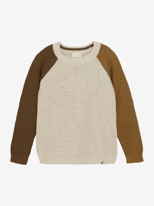 Minymo langærmet strik pullover